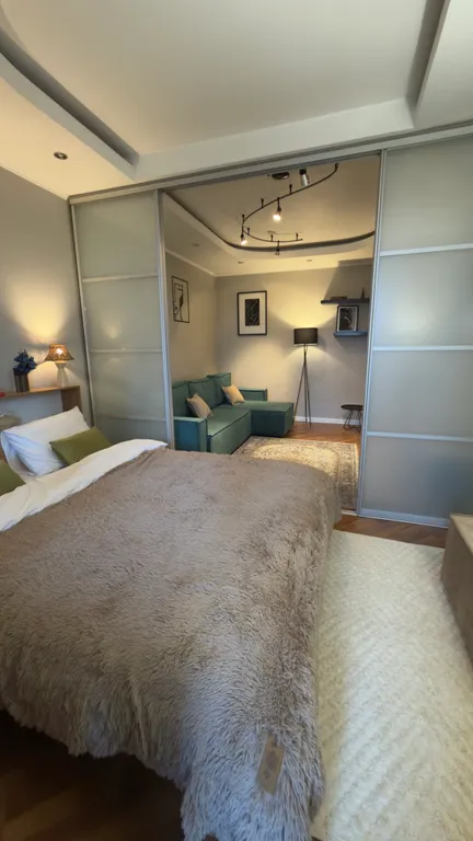 Уютная квартира на 10 этаже с красивым видом на город