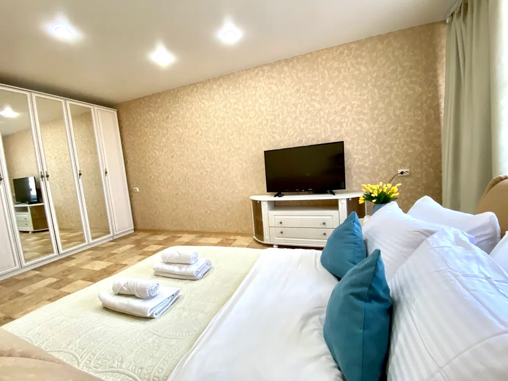 Уютная квартира с шикарным видом на вулканы, город и Мишенную сопку