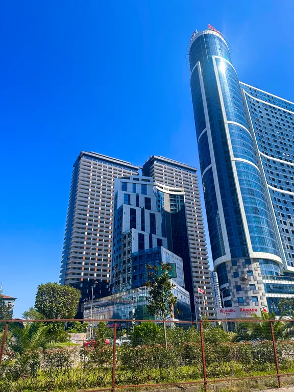 Квартира Квартира Зелёный балкон с видом на город — Батуми