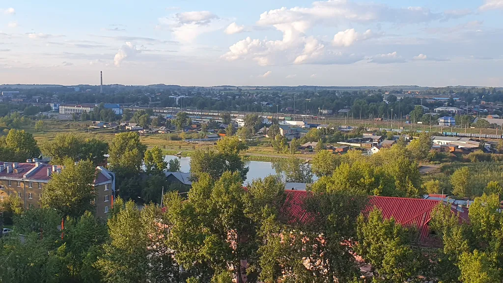 Квартира с видом на озеро