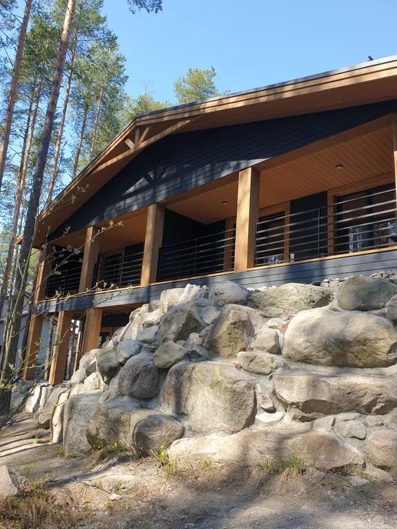 Коттедж Семейный номер комфорт 3 ком. вид на озеро и парк — аренда посуточно в Медвежьегорск