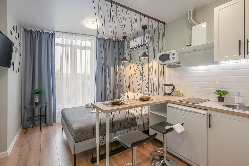 Квартира Квартира Бирюзовая студия в центре города — Волгоград