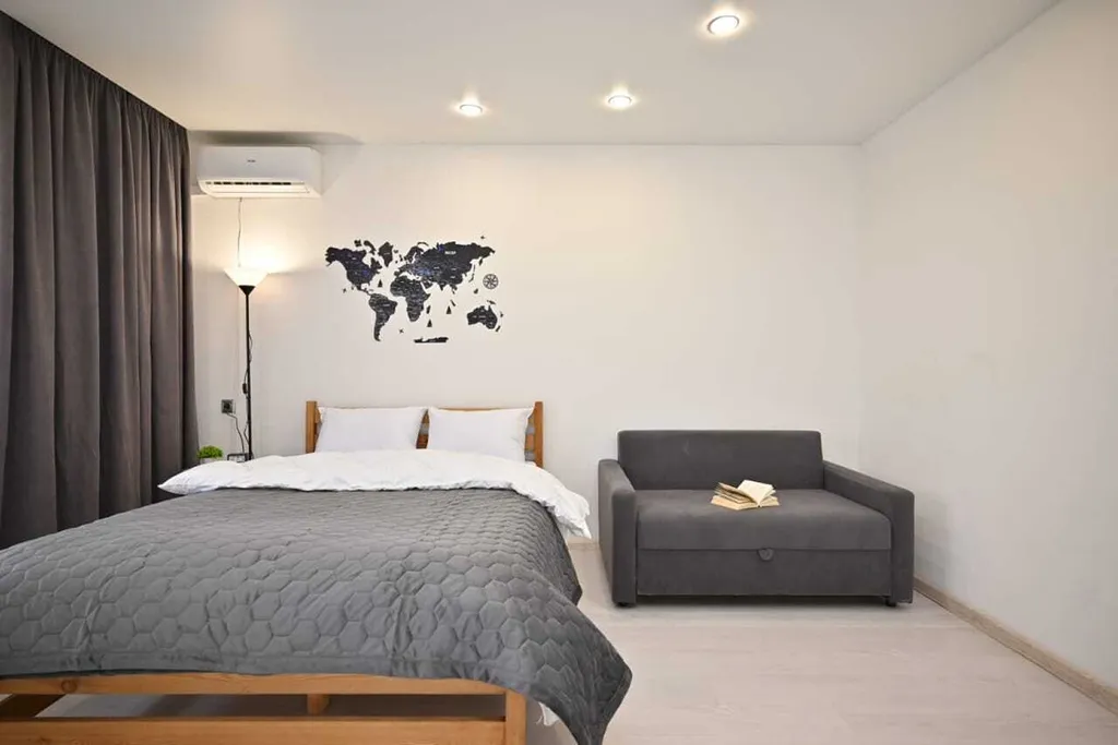 Квартира 1-к. квартира "Материк" напротив парка Сады мечты и Сибирью — Красноярск