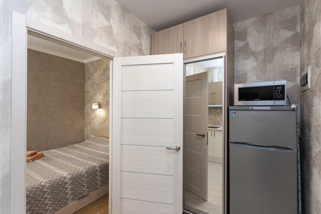 Светлая 1-комнатная квартира с панорамным балконом