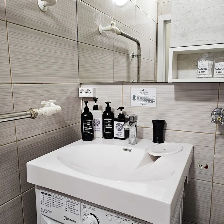 Квартира с балконом и 5-ю раздельными спальными местами. Кофемашина