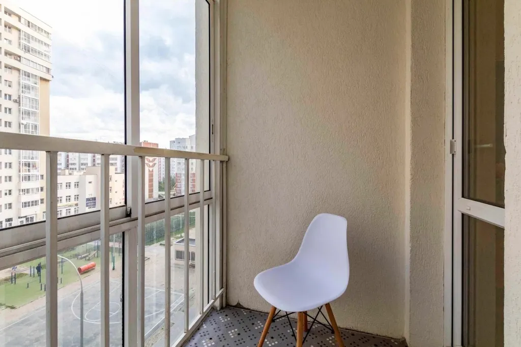 Студия с лоджией для 4-х гостей