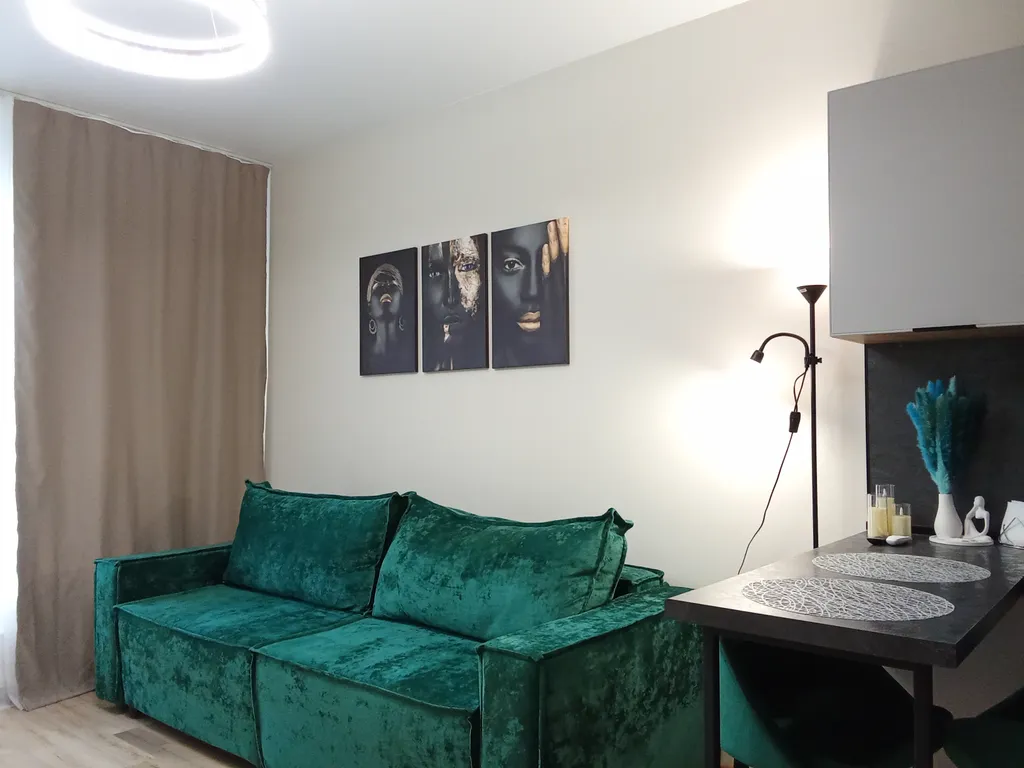 Видовая евродвушка с видом на реку готова к новому году