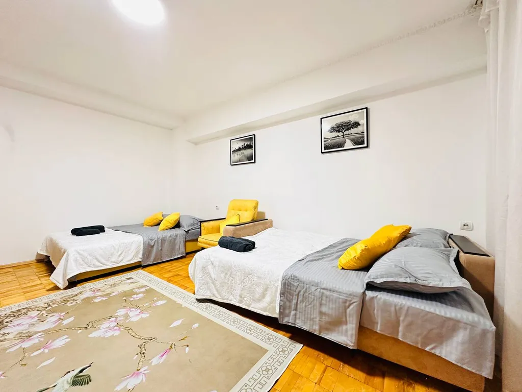 Уют в самом центре города рядом с гостиницей Казахстан