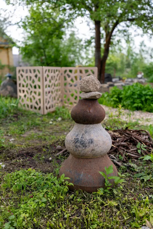 Три Галки Дом в саду