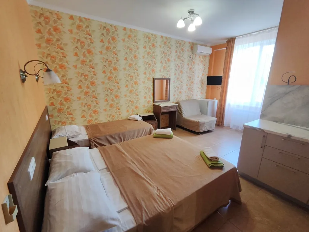 Квартира Квартира Четырехместный номер с кухней — Анапа