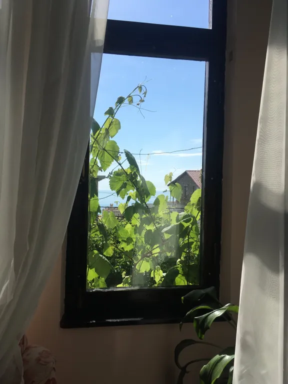 Двухэтажный дом с верандой, огороженной парковкой и сауной