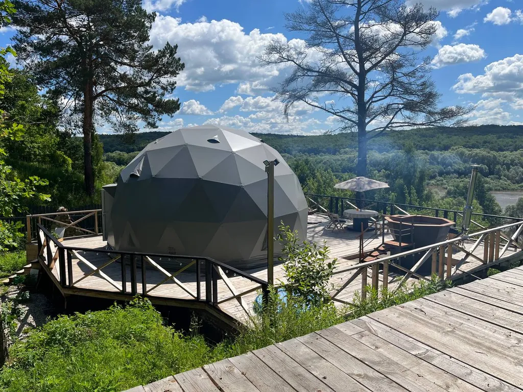 Глэмпгеокупол Домик на Оке