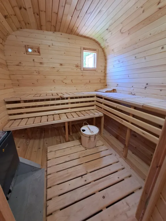 Уютный дом a-frame с видом на горы на побережье Чёрного моря