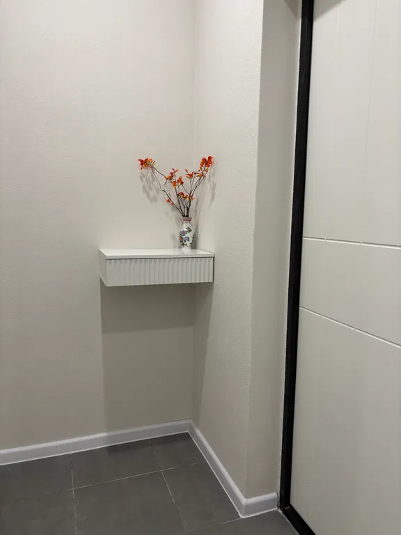 Студия с дизайнерским ремонтом