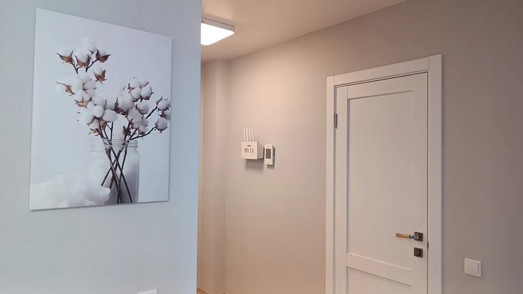 Квартира с камином и кондиционером в ЖК Парковый