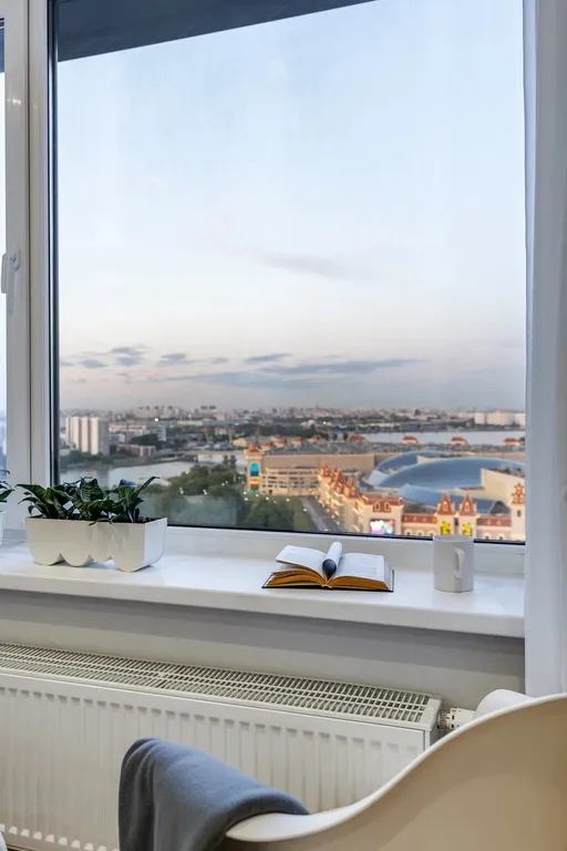 Квартира Квартира Апартамент Огни Острова с видом на Остров Мечты — Москва