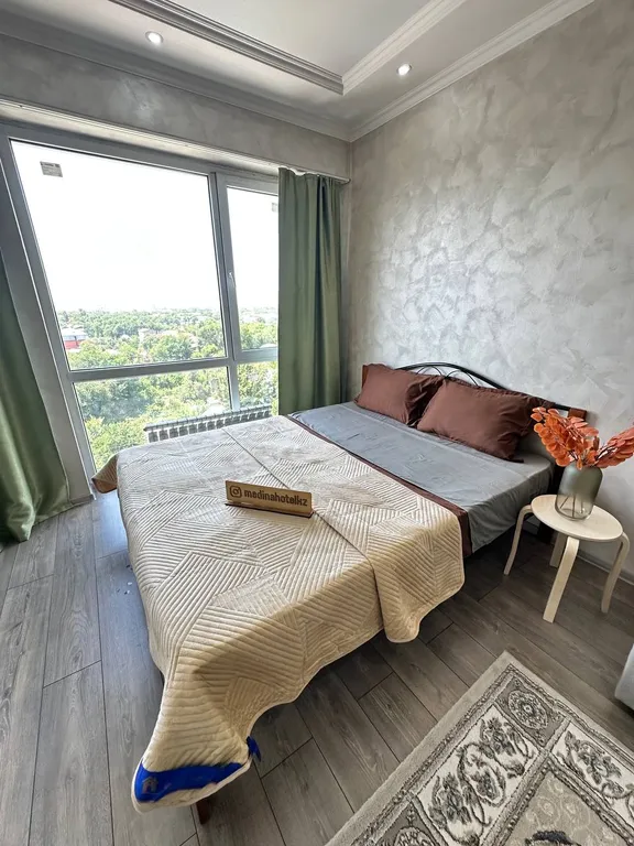 Квартира Жилой комплекс около Арбата с видом на закат 9 этаж — аренда посуточно в Алматы