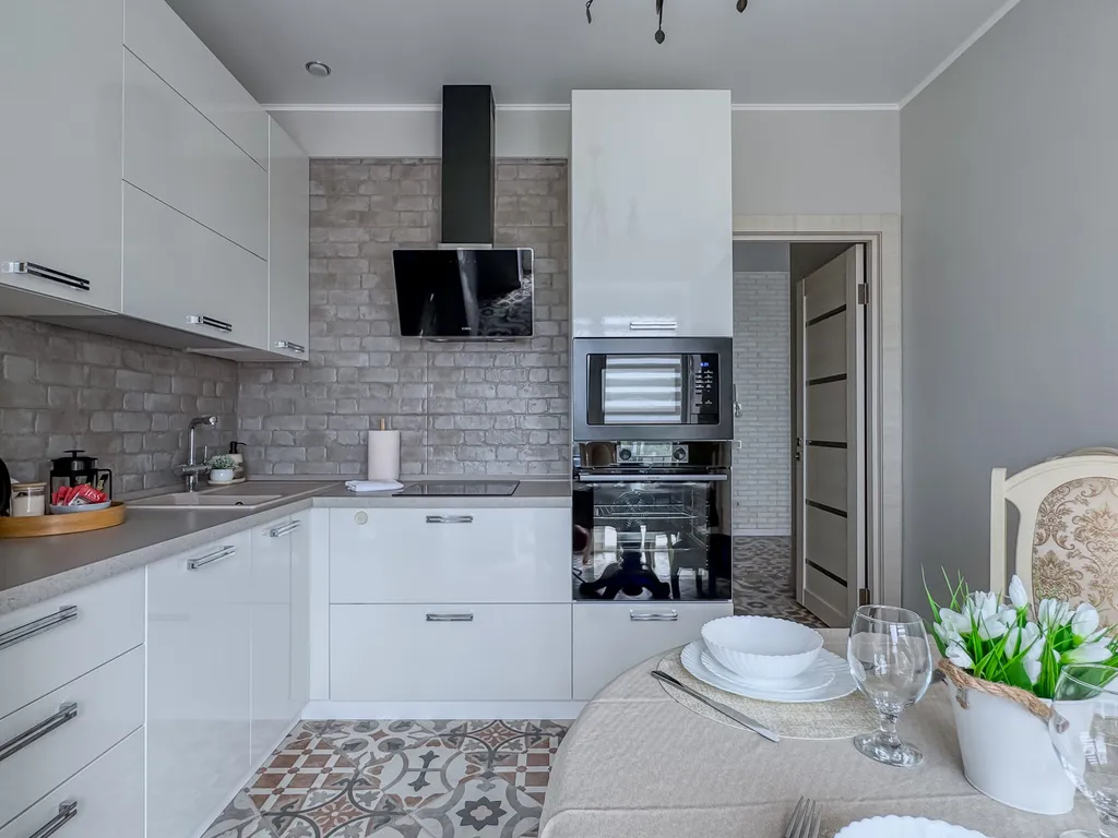 Комфорт для всех – стильная квартира с посудомойкой и smart tv