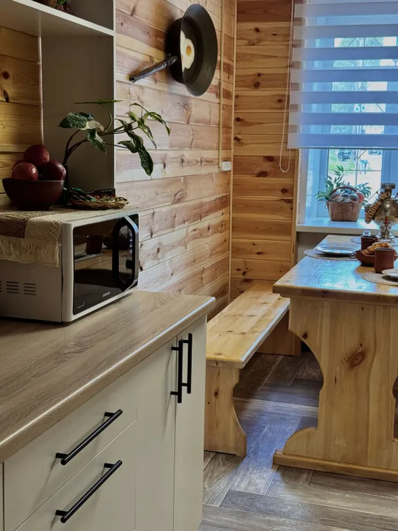 Дизайнерская квартира в деревенском доме в центре города