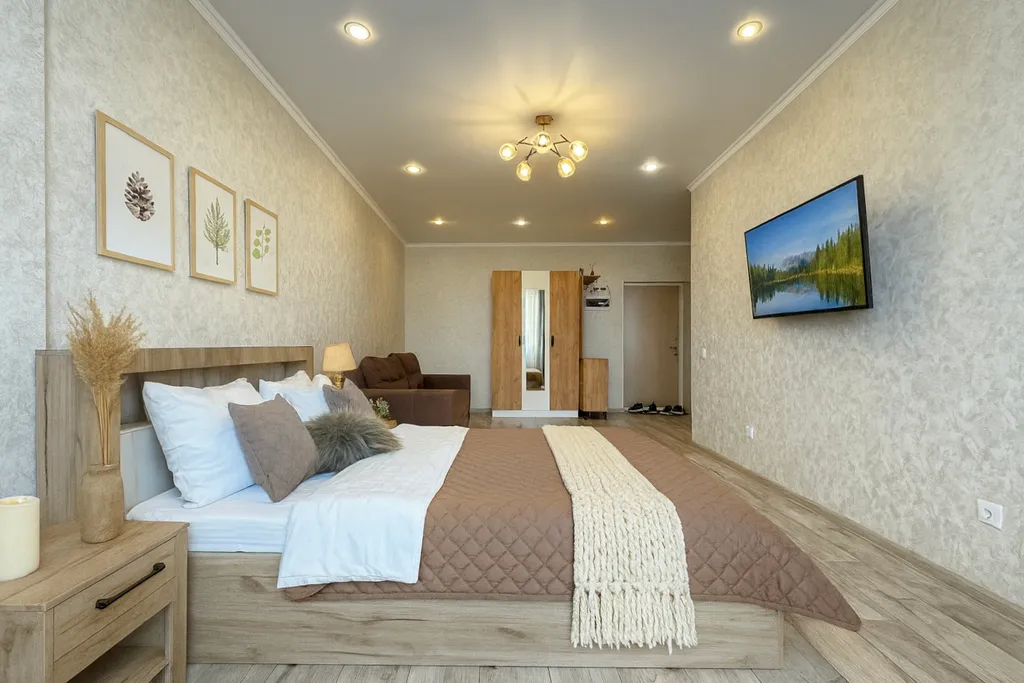 Уютная квартира на 19 этаже