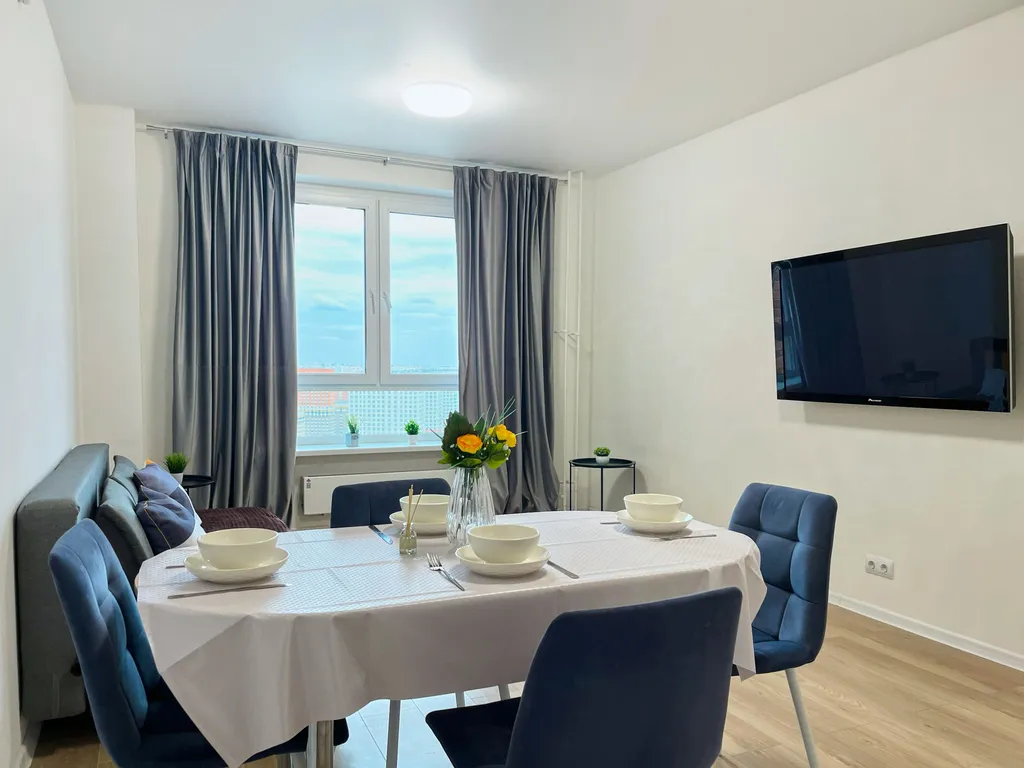 Двухкомнатные апартаменты с панорамным видом