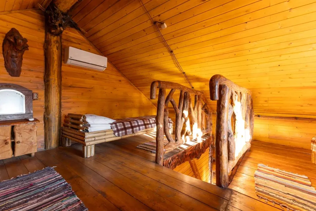 Коттедж Дом-Изба для дружной пятерки с видом на горы — Пластунка