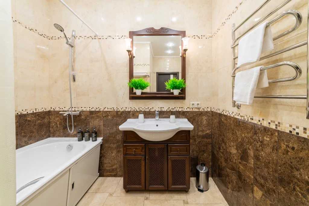 Роскошная идеал квартира с двумя террасами, тремя санузлами и бассейн