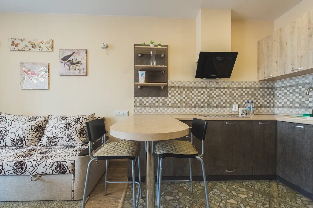 Стильные апартаменты Abri Luxe с видом на город