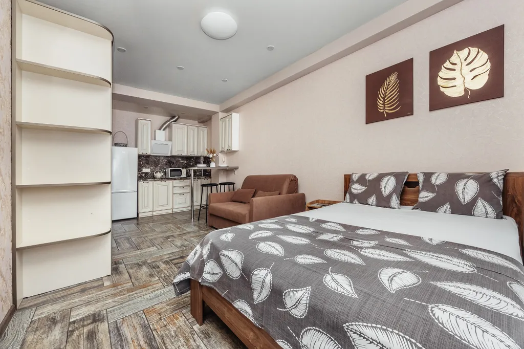 Квартира Квартира Уютная студия в парке Южных культур — Сириус