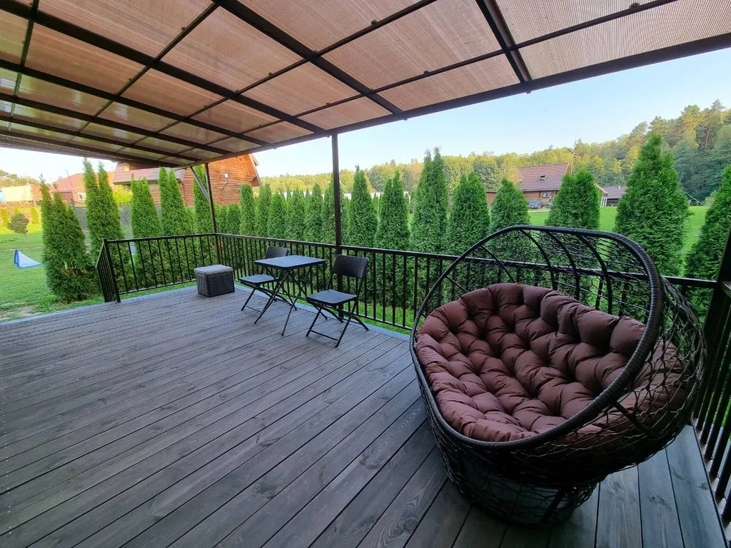 Уютный дом-лофт с видом на лес и реку