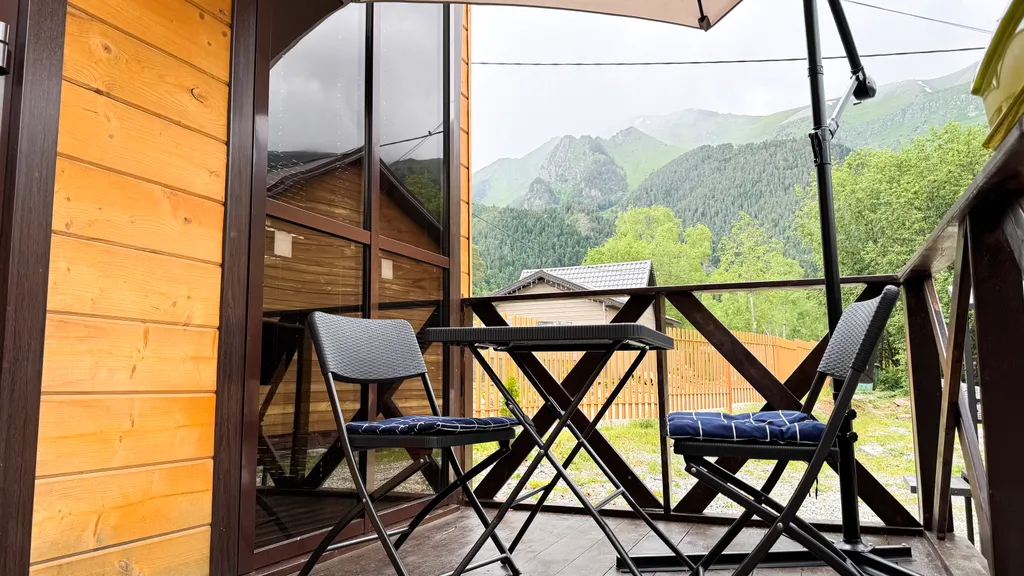 Шале Макси - уютный дом с двумя спальнями и кухней-гостиной