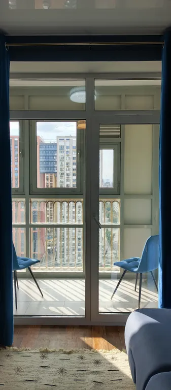 Светлая евродвухкомнатная в самом центре