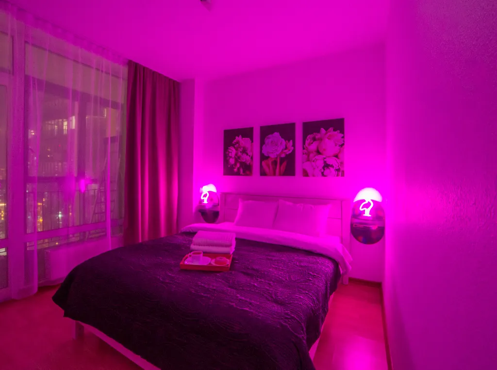 Бордовый закат в Чемпион-парк