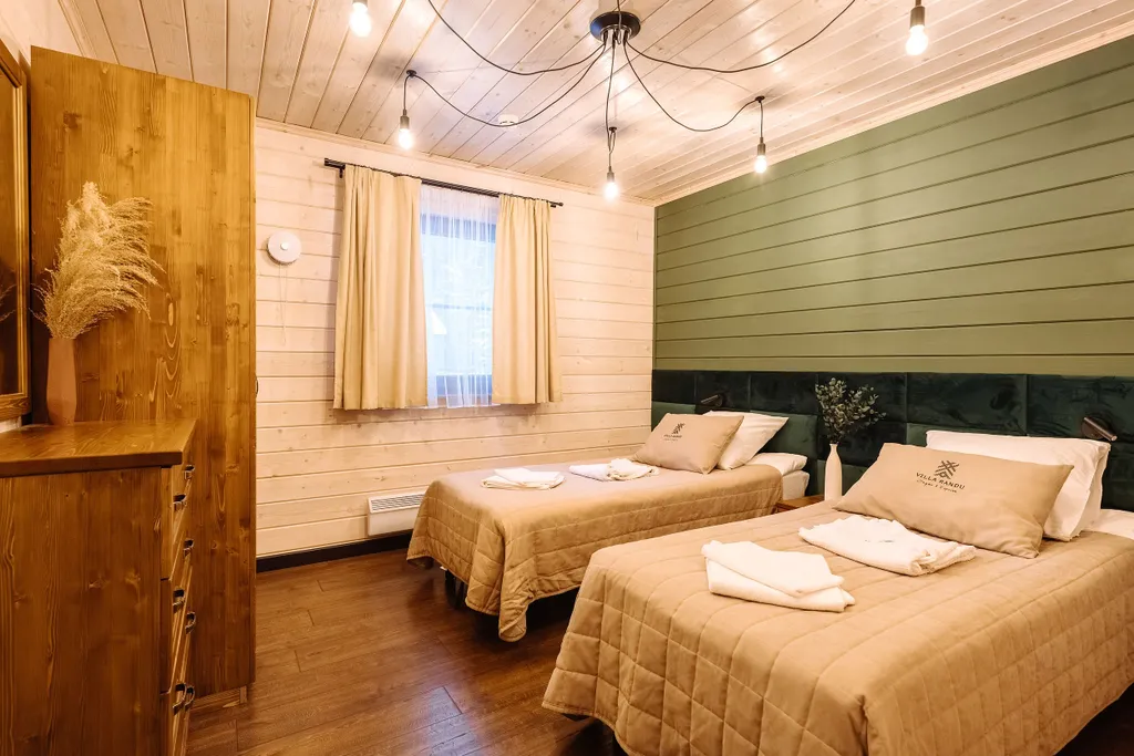 Коттедж Кивач с сауной и видом на озеро