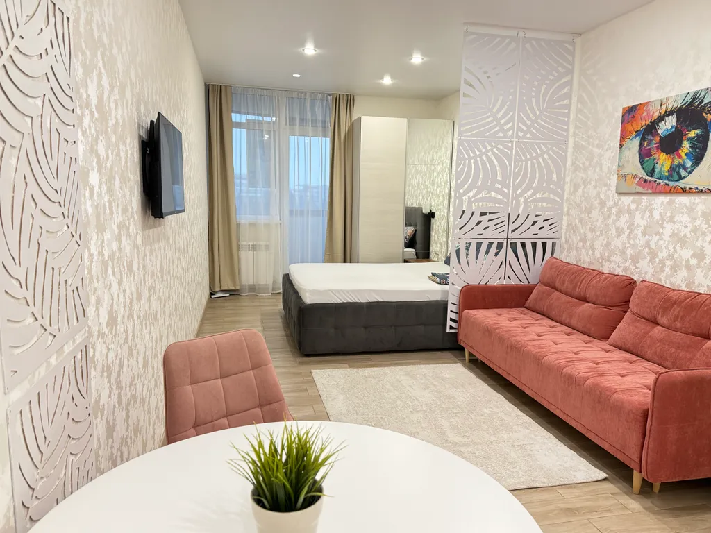 Квартира Квартира Уютная с видом на море, балконом, ванной, бассейном на территории жк — Адлер