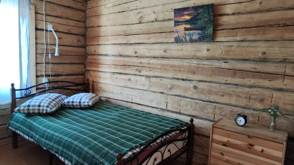 Настоящий деревенский домик в Карелии