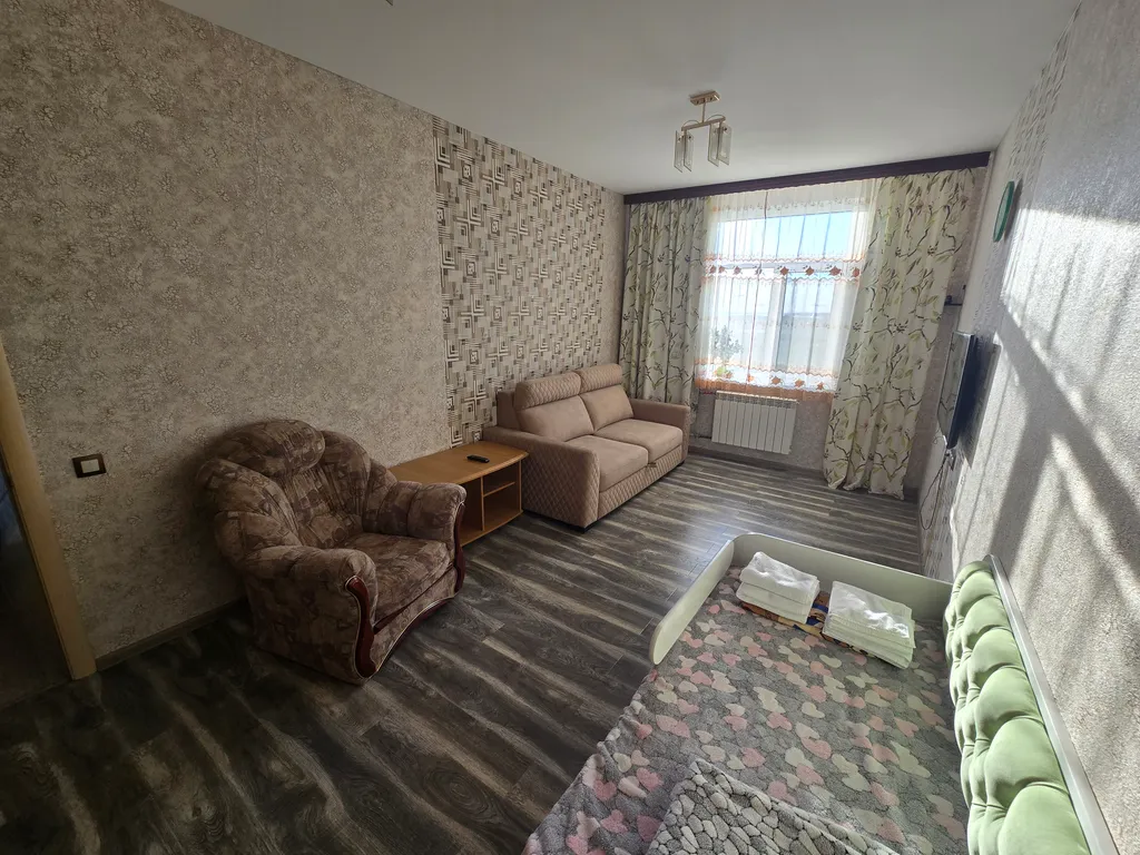 2-х комнатная квартира в Аэропорту с видом на ВПП, залив и г. Анадырь