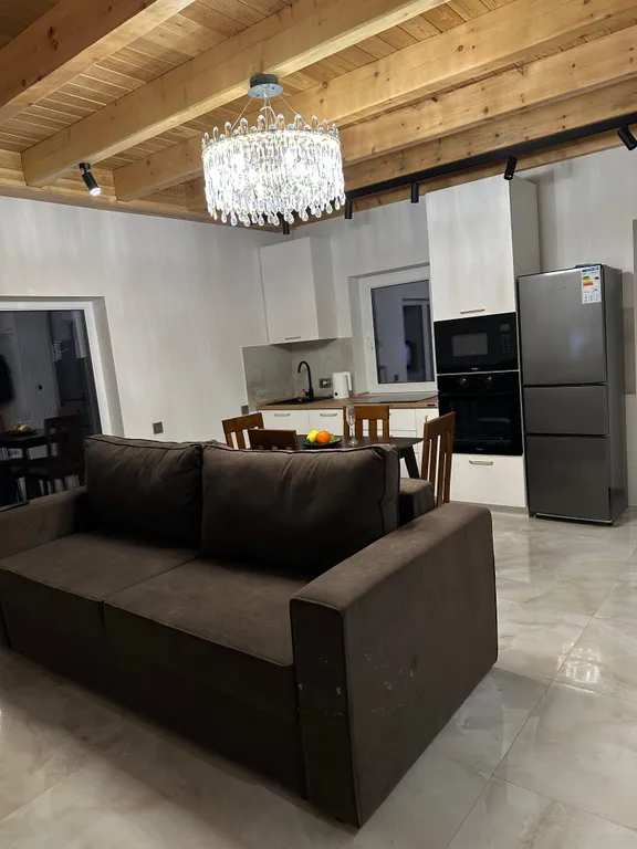 Атмосферное шале с видом на город и на горы