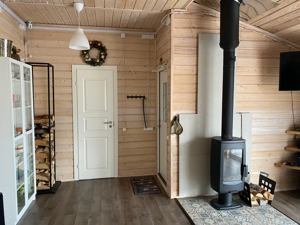 Новый коттедж на берегу ладожских шхер