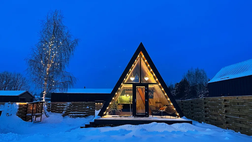 Коттедж Атмосферный А-фрейм — аренда посуточно в Руза