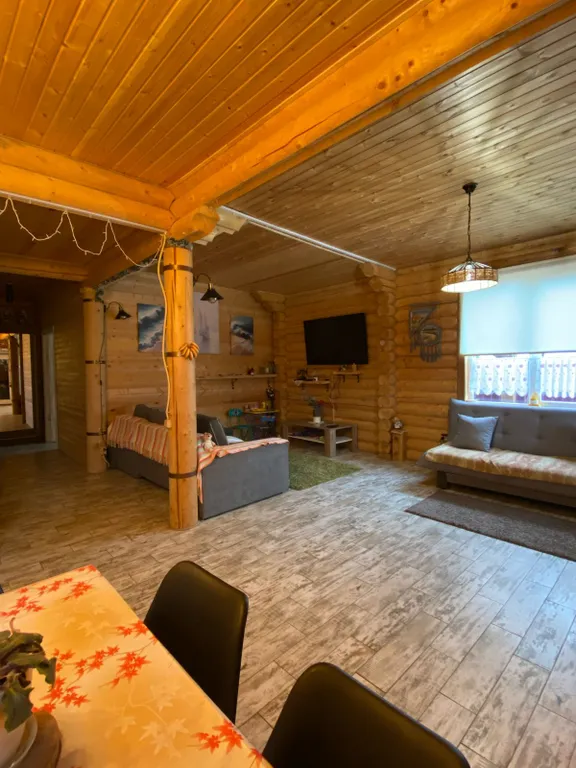 Экологический дом - сруб на побережье Балтийского моря