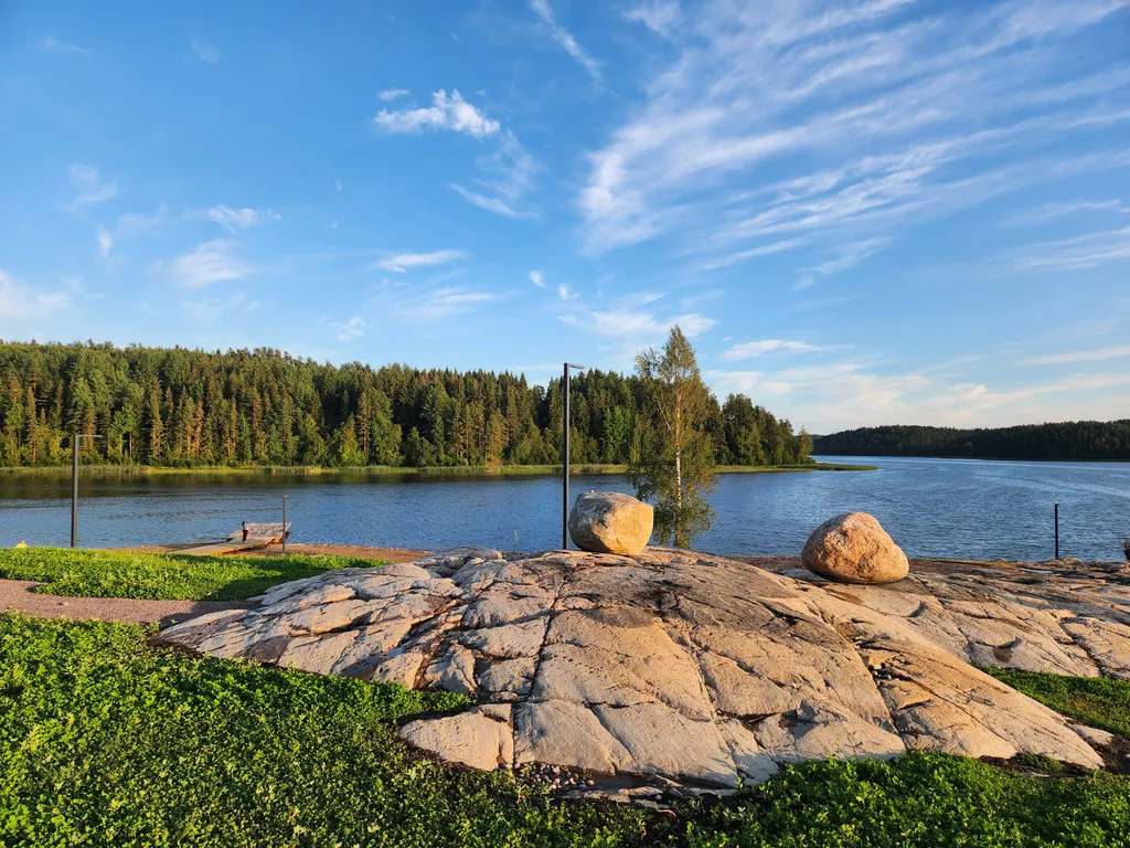 Дом с березками