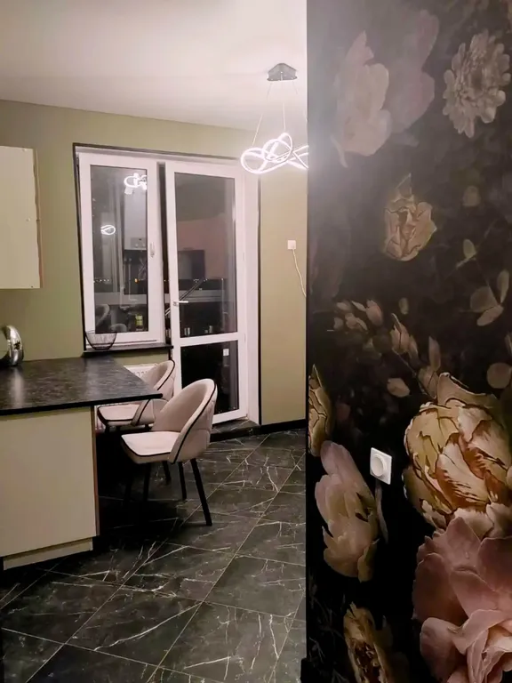 Стильная квартира в зеленых тонах