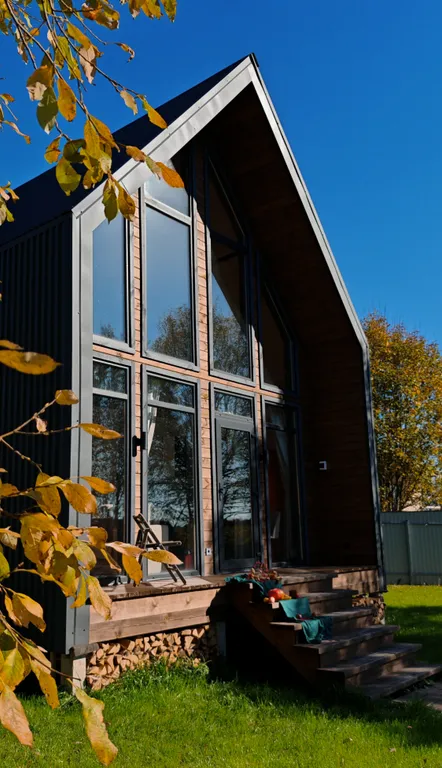 С дровяной сауной и видом на лес и закаты