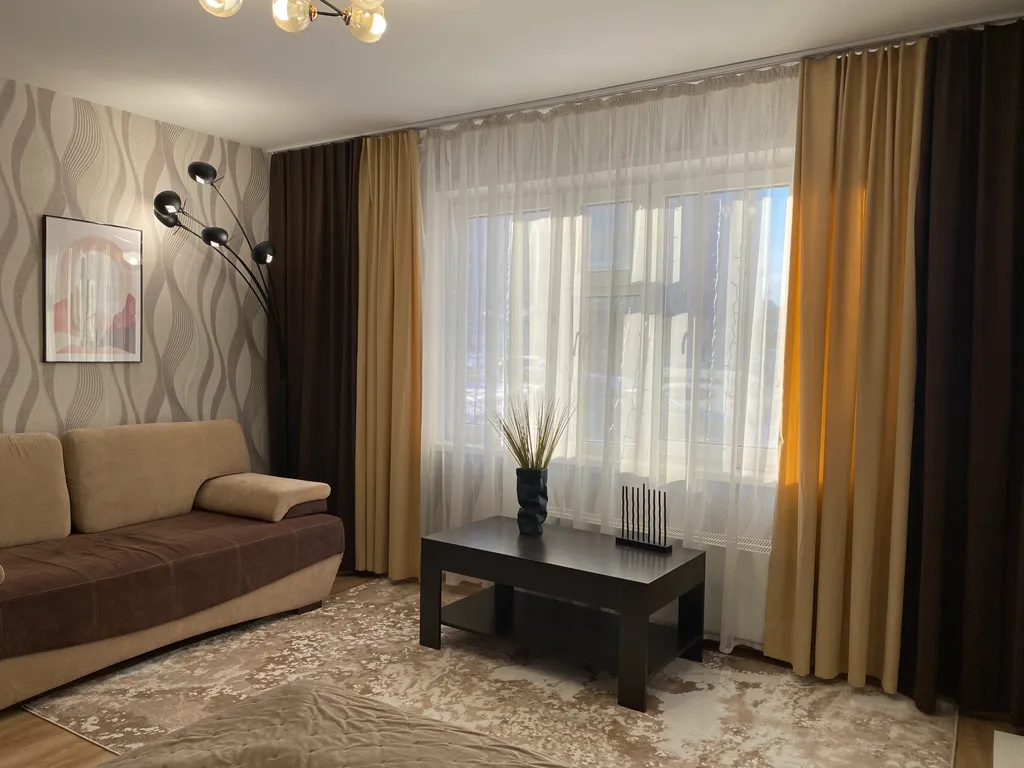 Однокомнатная квартира с баром-кухней