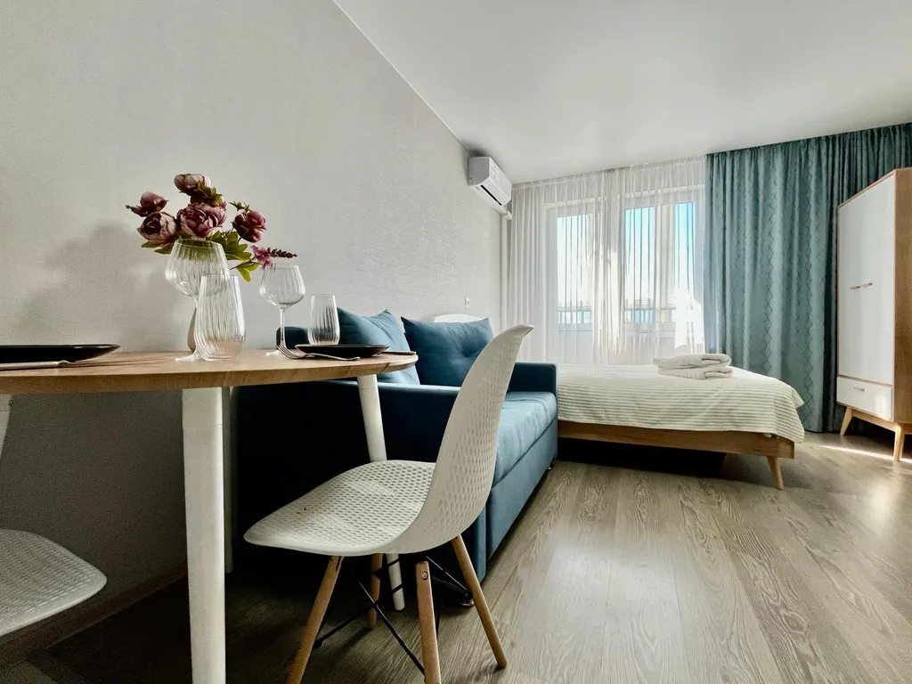 Квартира Квартира Стильная уютная студия в районе Высокого берега в Анапе — Анапа