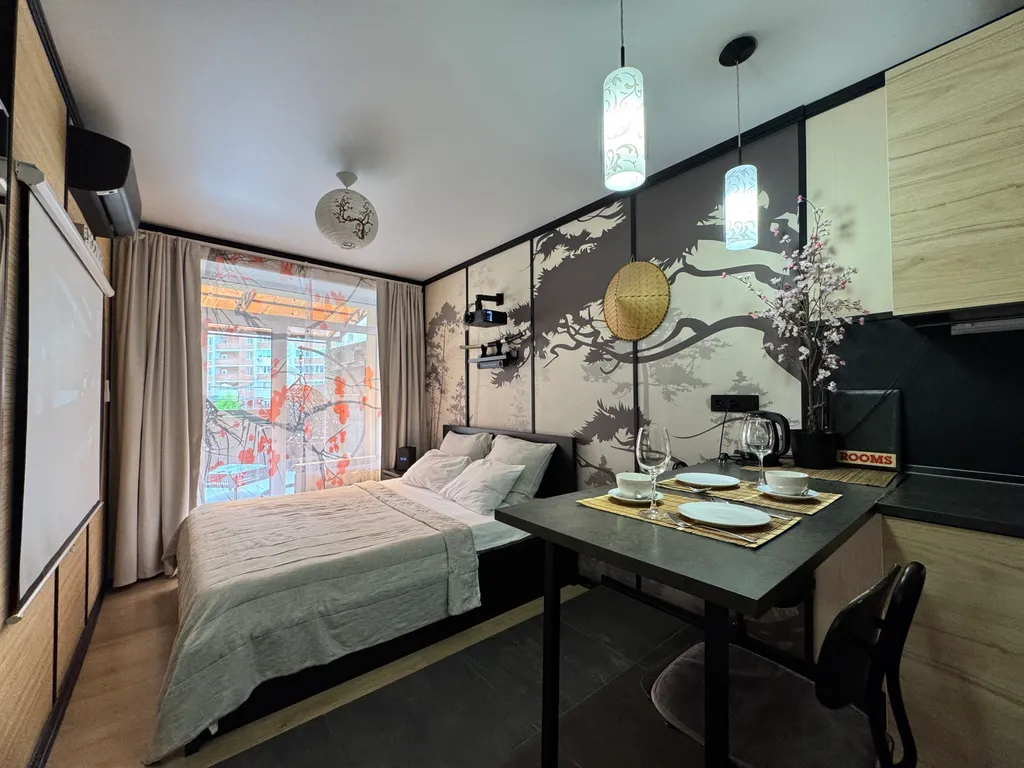 Квартира Студия Азия с кинотеатром, террасой и кухней — аренда посуточно в Самара