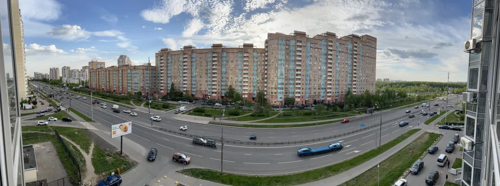 Уютная студия с панорамным балконом рядом с ТРЦ Мега и Шереметьево