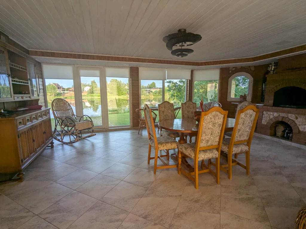 Уютный дом на берегу реки с русской баней, рыбалка