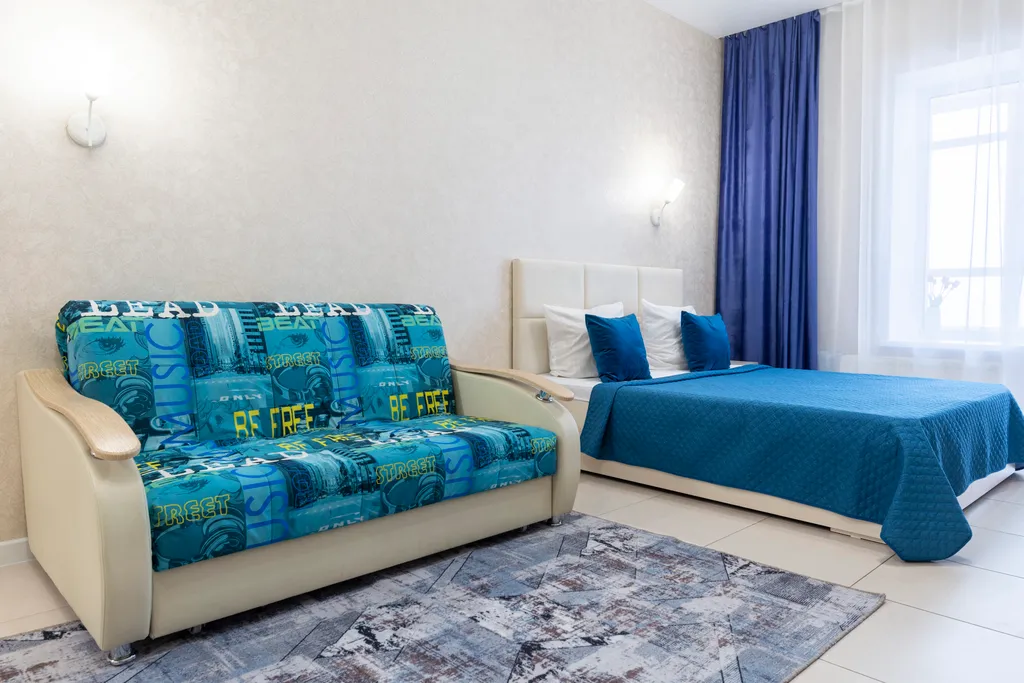 Просторная квартира студия с шикарным видом на город